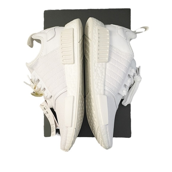 ADIDAS Women’s NMD R1 Triple White Size 9 - Picture 3 of 11